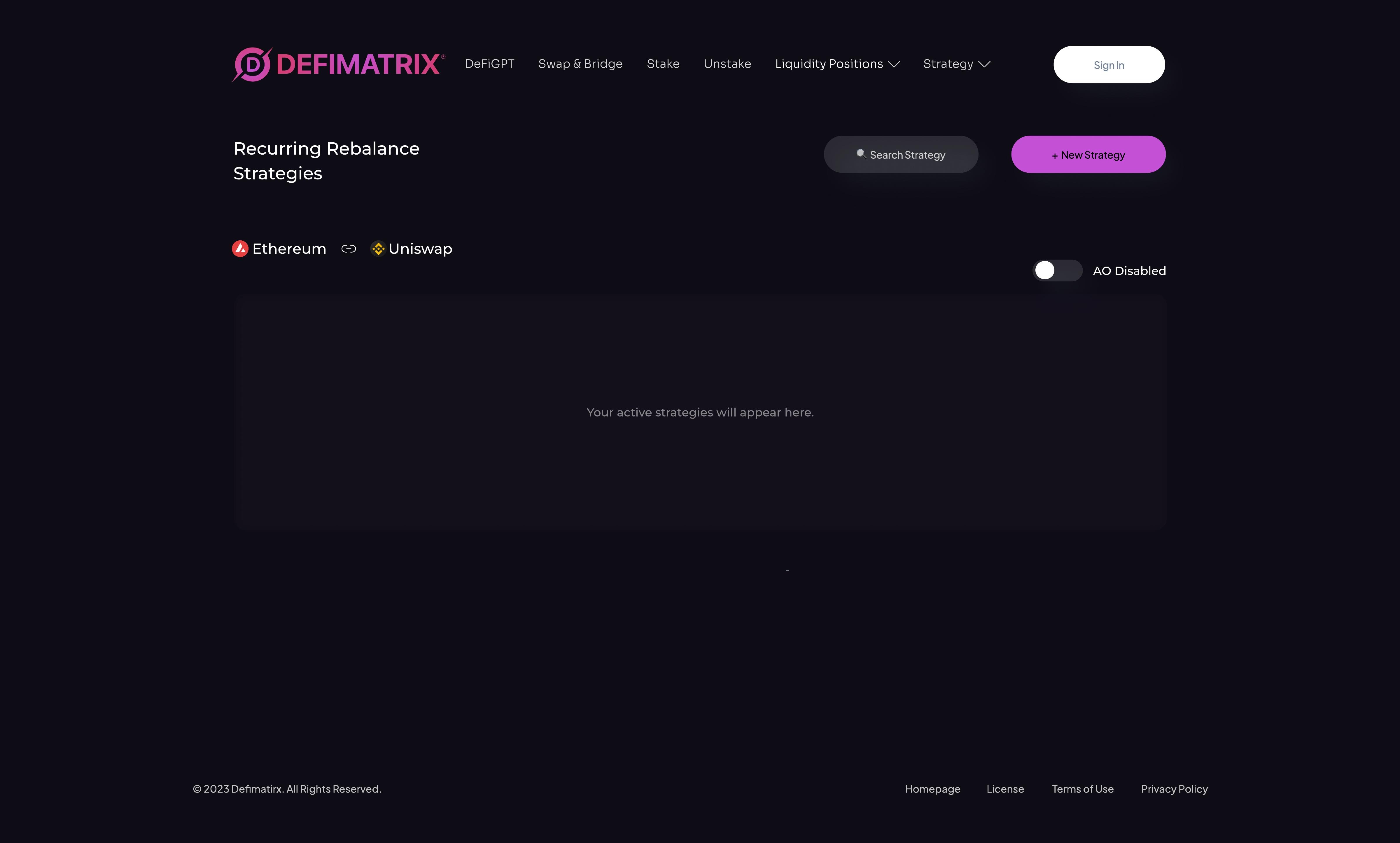 Defimatrix.io